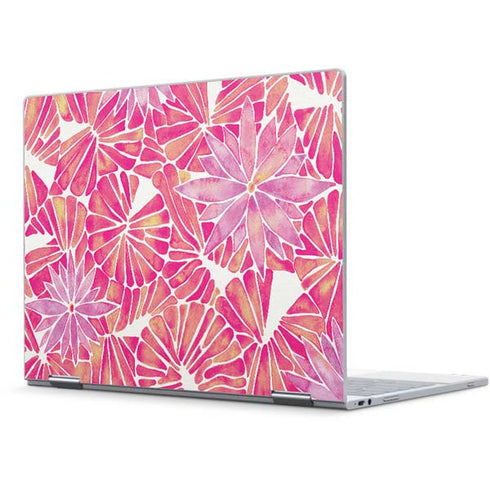 Cat Coq Pink Water Lilies Pixelbook Skin